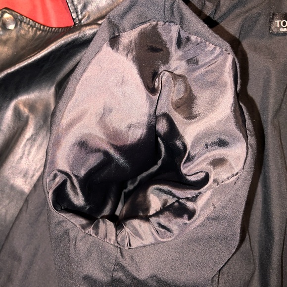 Top Shop - Black Faux Leather Moto Jacket - Size US 4 - Picture 7 of 10